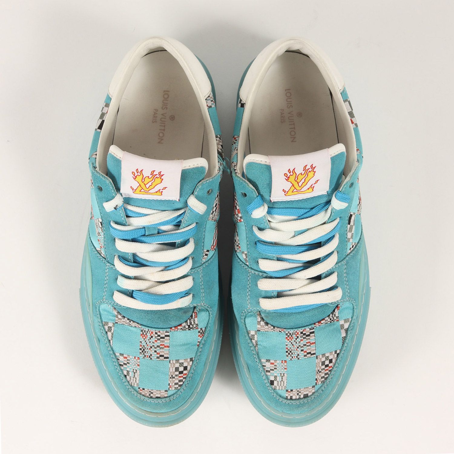 LOUIS VUITTON ルイヴィトン サイズ:8 1⁄2 ⁄ 21SS Virgil Abloh LVオリ 