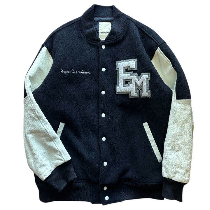 ジャケット・アウター old wool leather varsity stadium jacket 90's EMPIRE WOOL LEATHER STADIUM JACKET - メルカリ