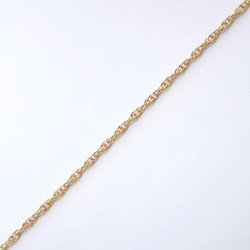 agete】アガット フラワー K18イエローゴールド×ダイヤモンド 0.11