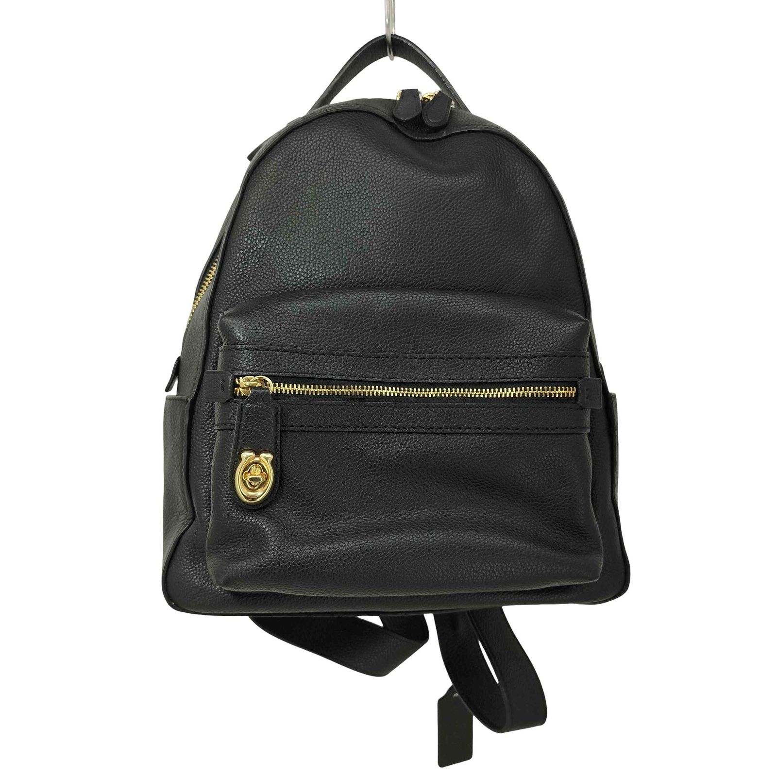 コーチ COACH ターンロック ポリッシュド ペブル レザー リュック