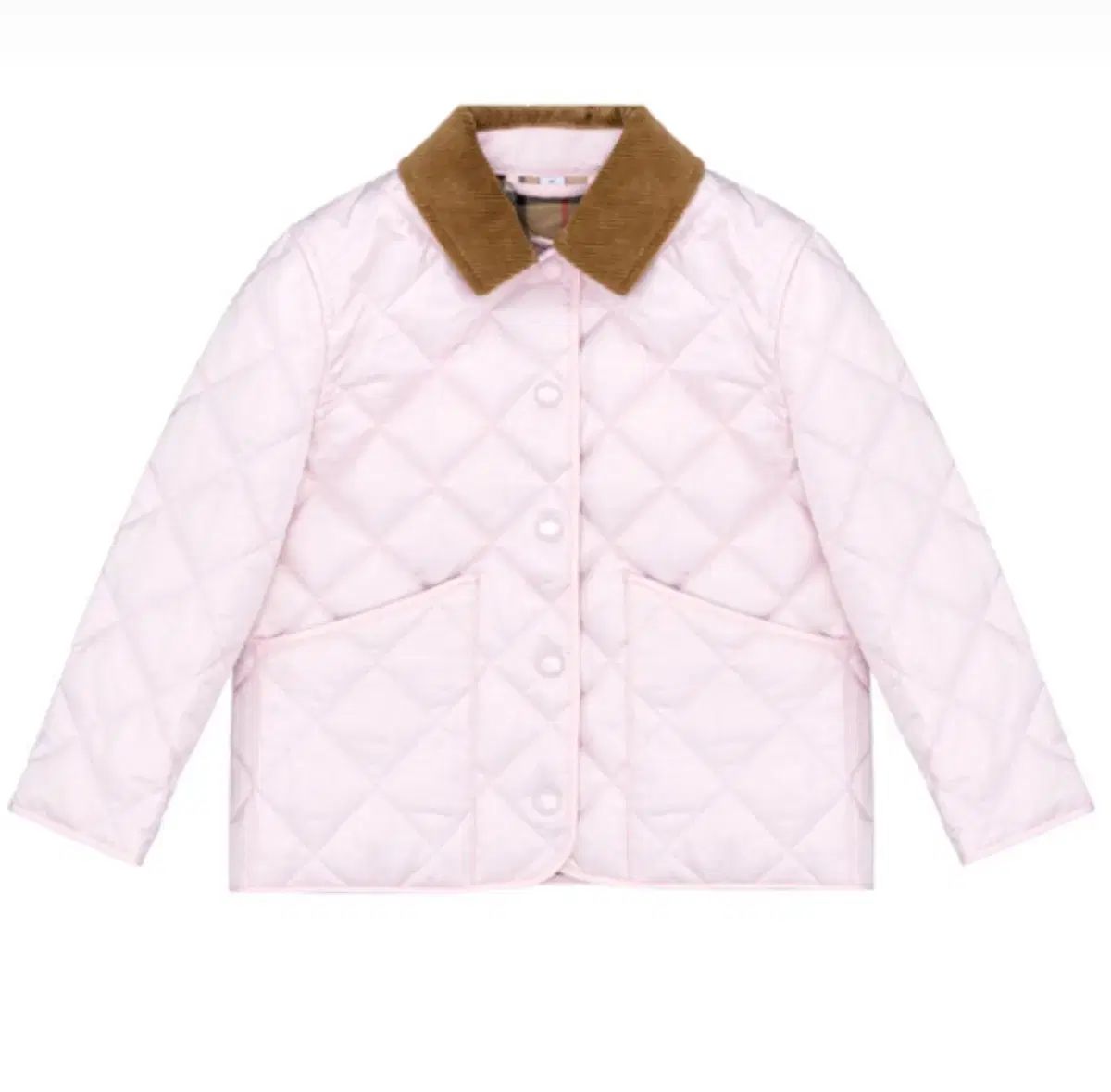 デパート正規品) バーバリー キッズ キルティング ジャケット ピンク
