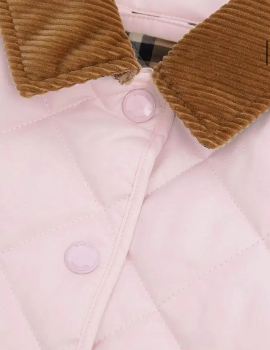 デパート正規品) バーバリー キッズ キルティング ジャケット ピンク