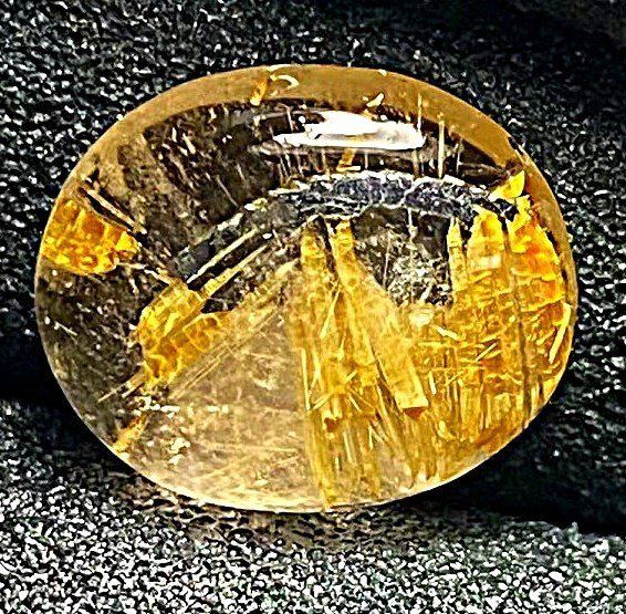 上質EU製☆ROBEAN☆定価135万円☆天然タイチンルチルクォーツ太金針