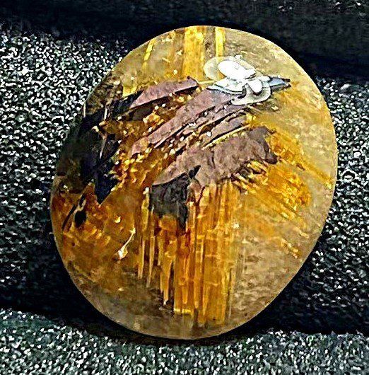 上質EU製☆ROBEAN☆定価135万円☆天然タイチンルチルクォーツ太金針