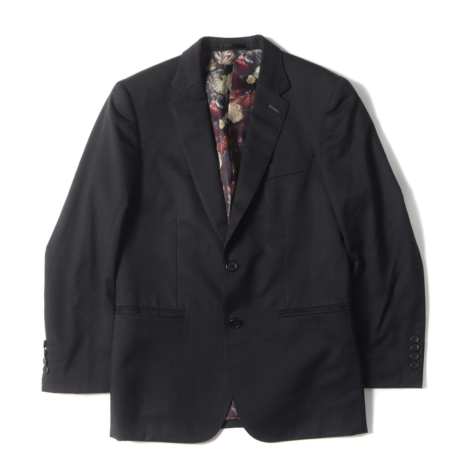 Paul Smith ポールスミス 12767 ×Loro Piana シャドーストライプ 裏地