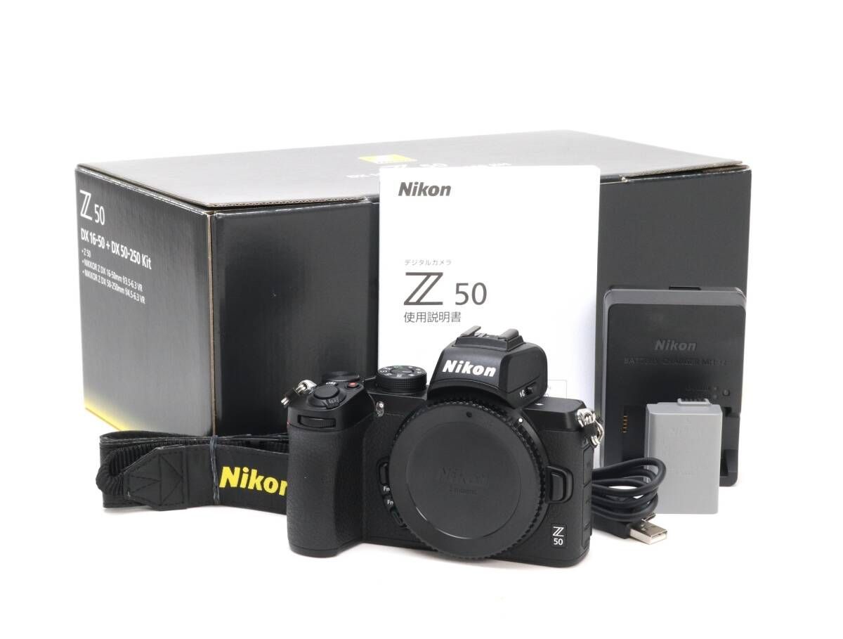 AA- (極上品) Nikon ニコン Z50 ボディ シャッター数 2,520枚 初期不良