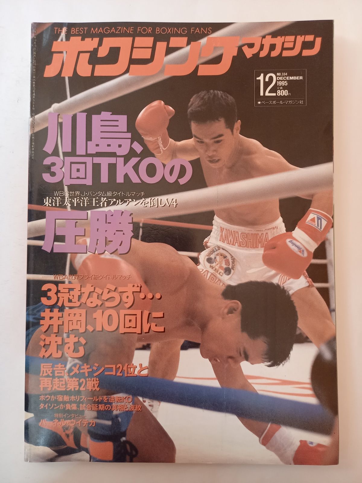 ボクシングマガジン 1995年1月、3月～12月セット ボクシングマガジン 1995年1月、3月～12月セット ボクシングマガジン