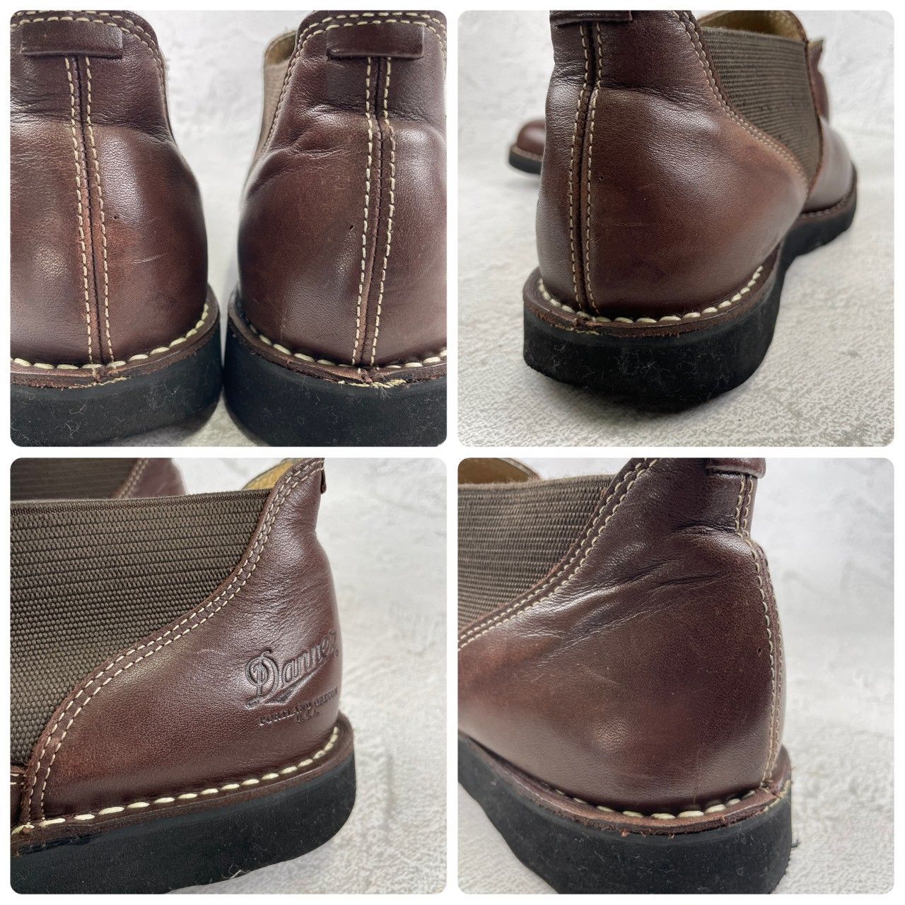 Danner ブラウン サイドゴアブーツ 良品】Danner ダナー D910005 