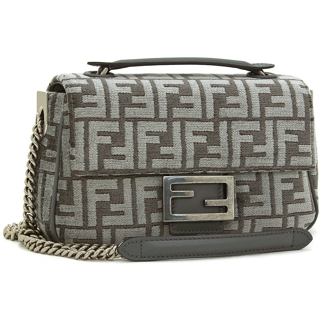 訳あり】フェンディ FENDI ショルダーバッグ バゲットチェーン ミディ