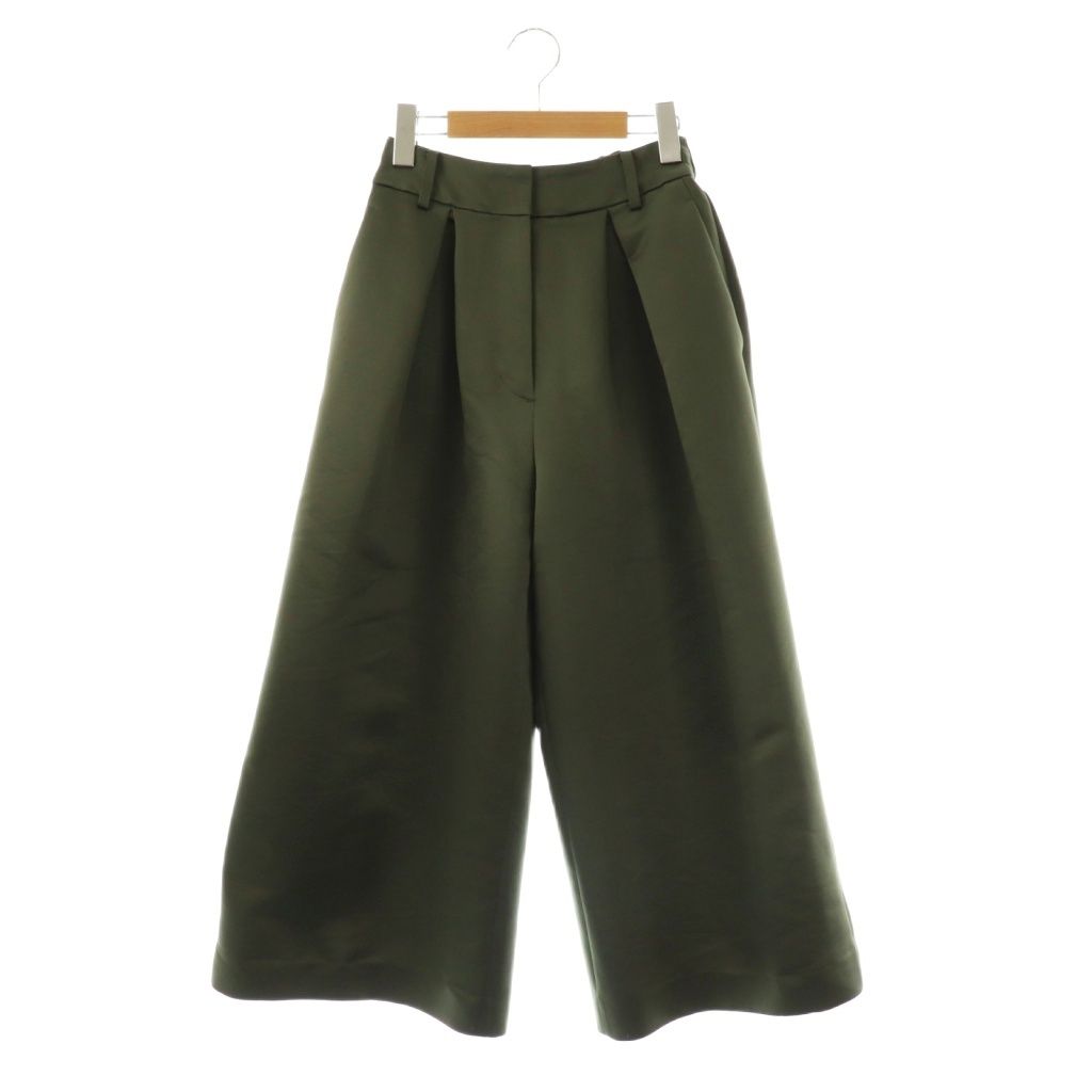 ヘイヴ HEVE 24SS サテンガウチョ ガウチョパンツ ワイドパンツ 36