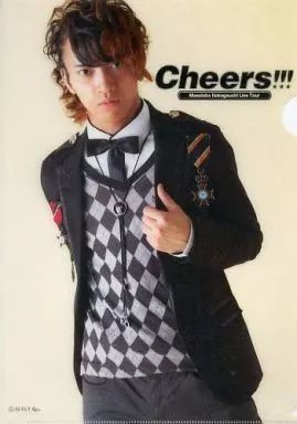 中古】クリアファイル(男性アイドル) 中河内雅貴(背景：白) A4クリア