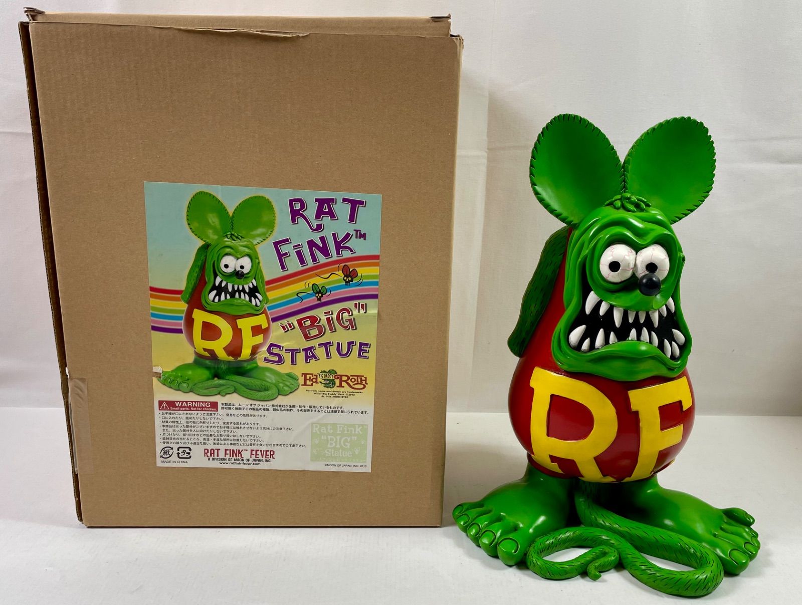 A2464・RAT FINK ラットフィンク BIG STATUE 全高約30cm ※箱ダメージ