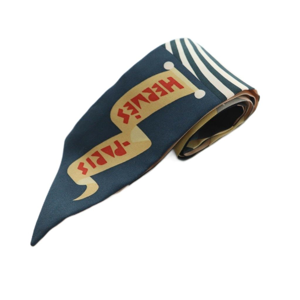 エルメス HERMES Parade en Fanfare ツイリー スカーフ シルク 総柄