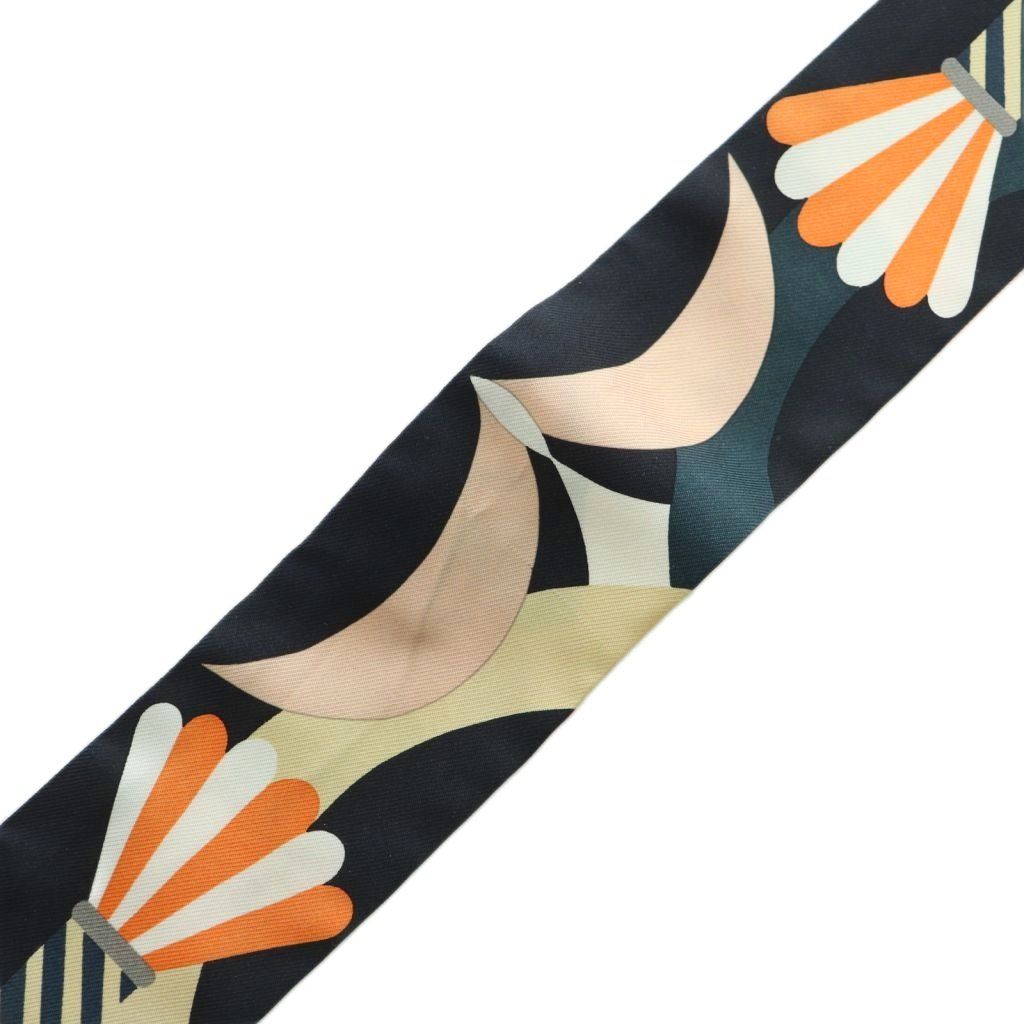 エルメス HERMES Parade en Fanfare ツイリー スカーフ シルク 総柄