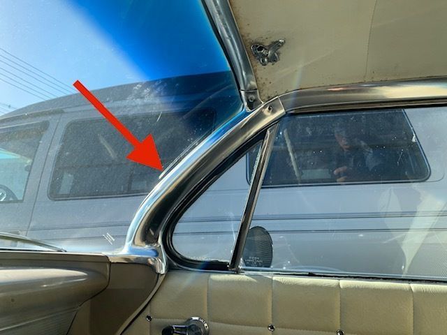 1962 62 シボレー インパラ フロントピラーモール パネル 右側 - メルカリ