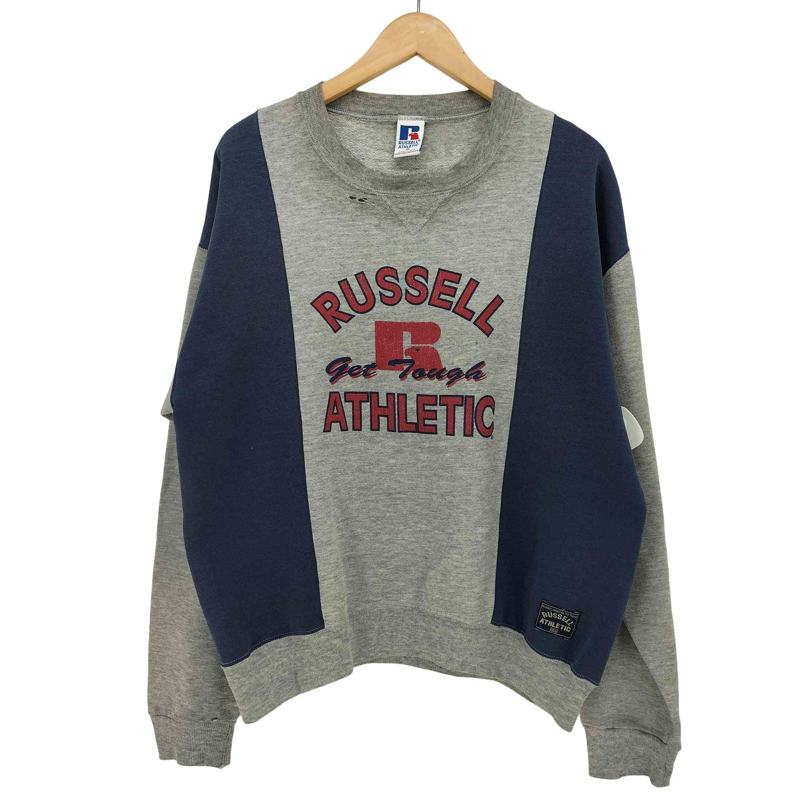 ラッセルアスレチック RUSSELL ATHLETIC 90S USA製 前V フロント ロゴ