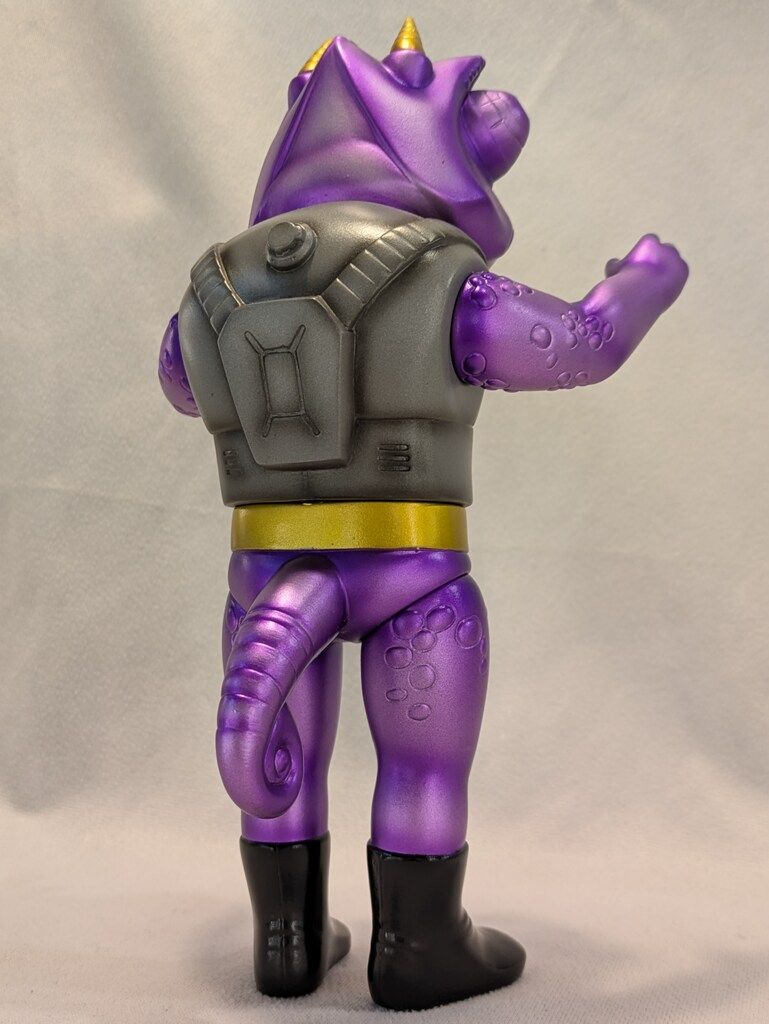 LOOP 妄想怪人シリーズ スマホカメレオン 黒成型/手足頭メタパープル