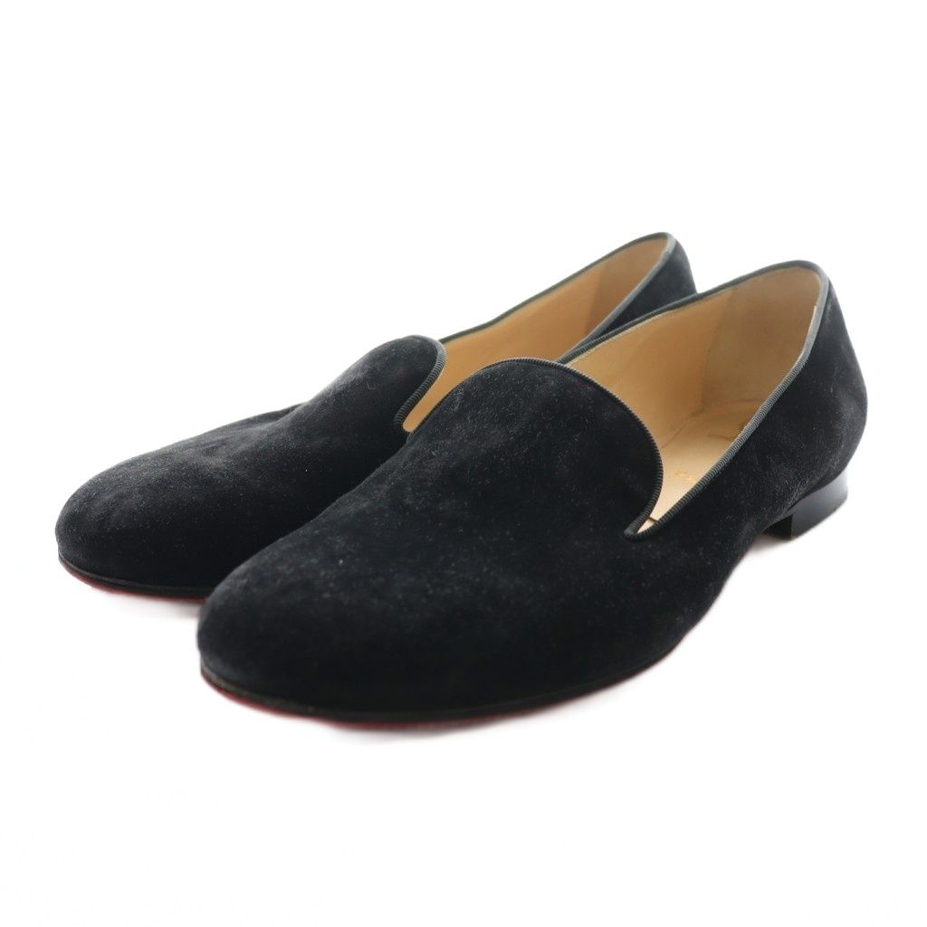 クリスチャン ルブタン スエードオペラシューズ 刺繍 送料込み