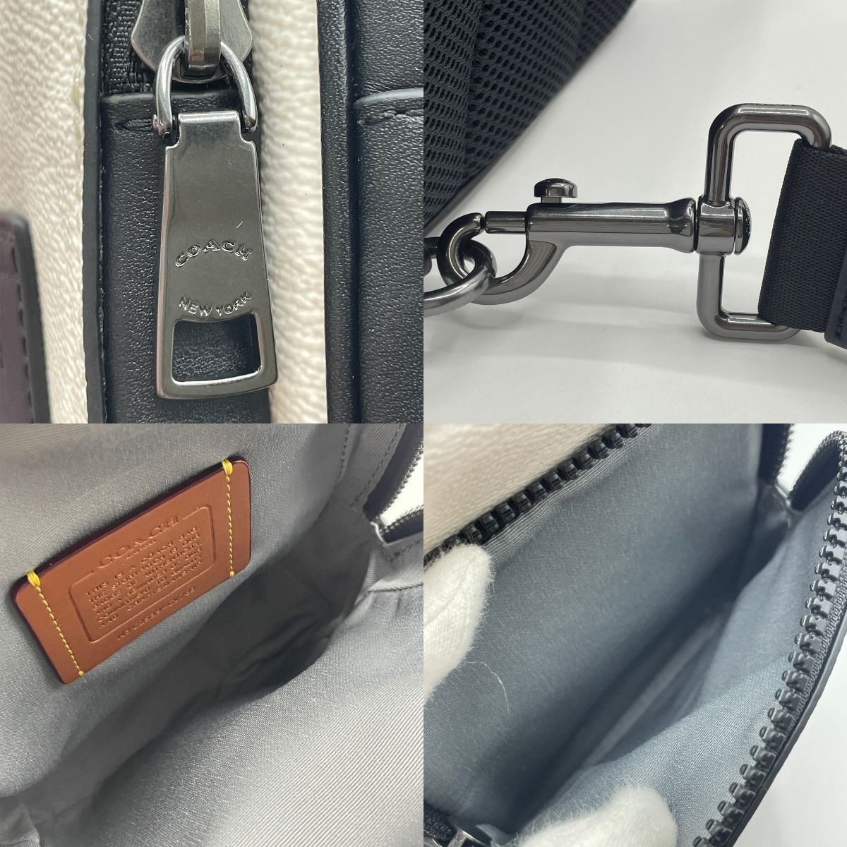 COACH コーチ ボディバッグ CV763 レーサー スリング パック
