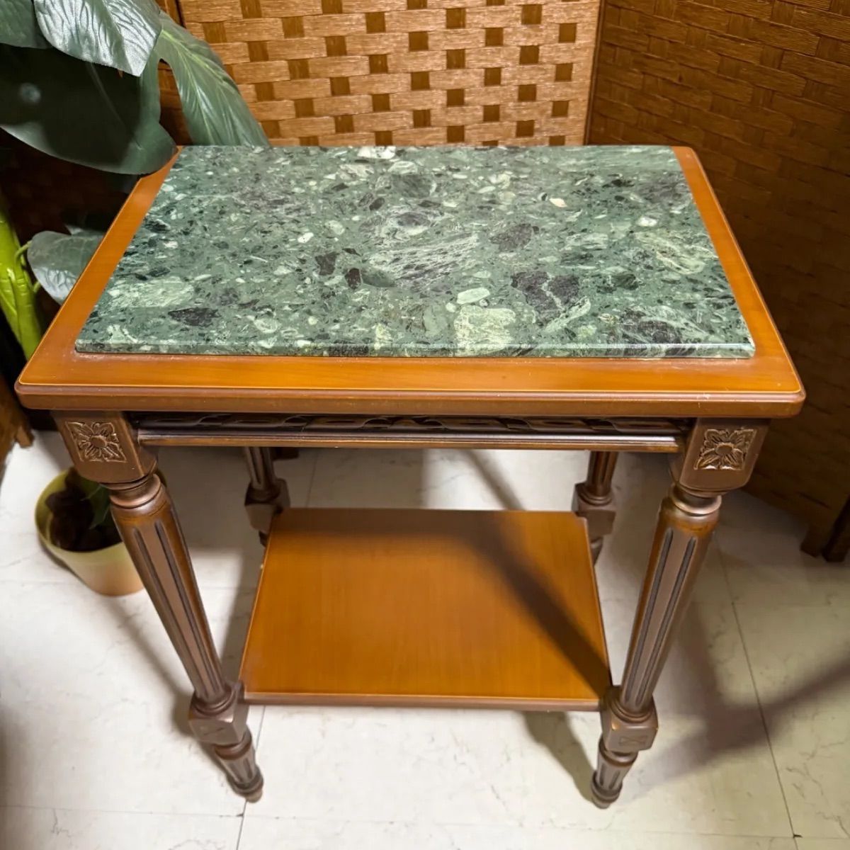 超メルカリ市限定価格】イタリア 大理石 猫脚コンソールテーブル