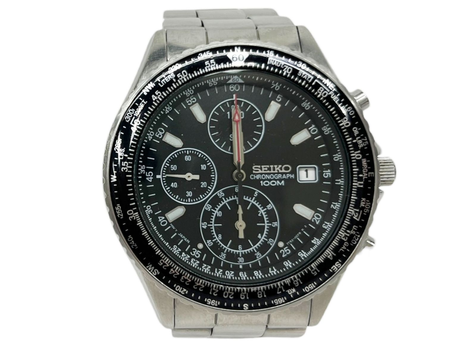 SEIKO (セイコー) クオーツ パイロットクロノグラフ フライトマスター