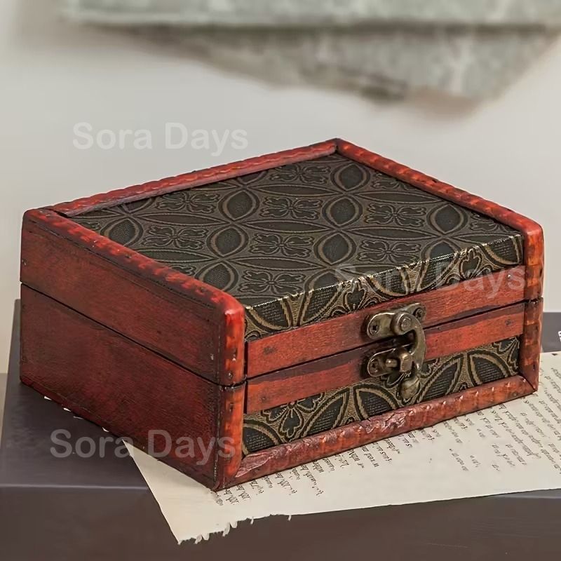 小物入れ ジュエリーボックス アクセサリーケース ヴィンテージ風
