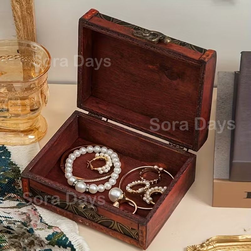 小物入れ ジュエリーボックス アクセサリーケース ヴィンテージ風