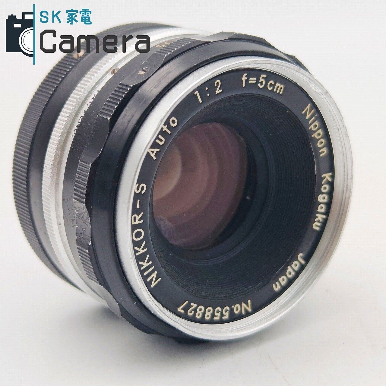 Nikon ニコン 日本光学 ニッコール S 5cm f/2 PAT.PEND 中古】 NIKON NIKKOR-S Auto 5cm F2 非Ai PAT.PEND. 刻印 6枚絞り