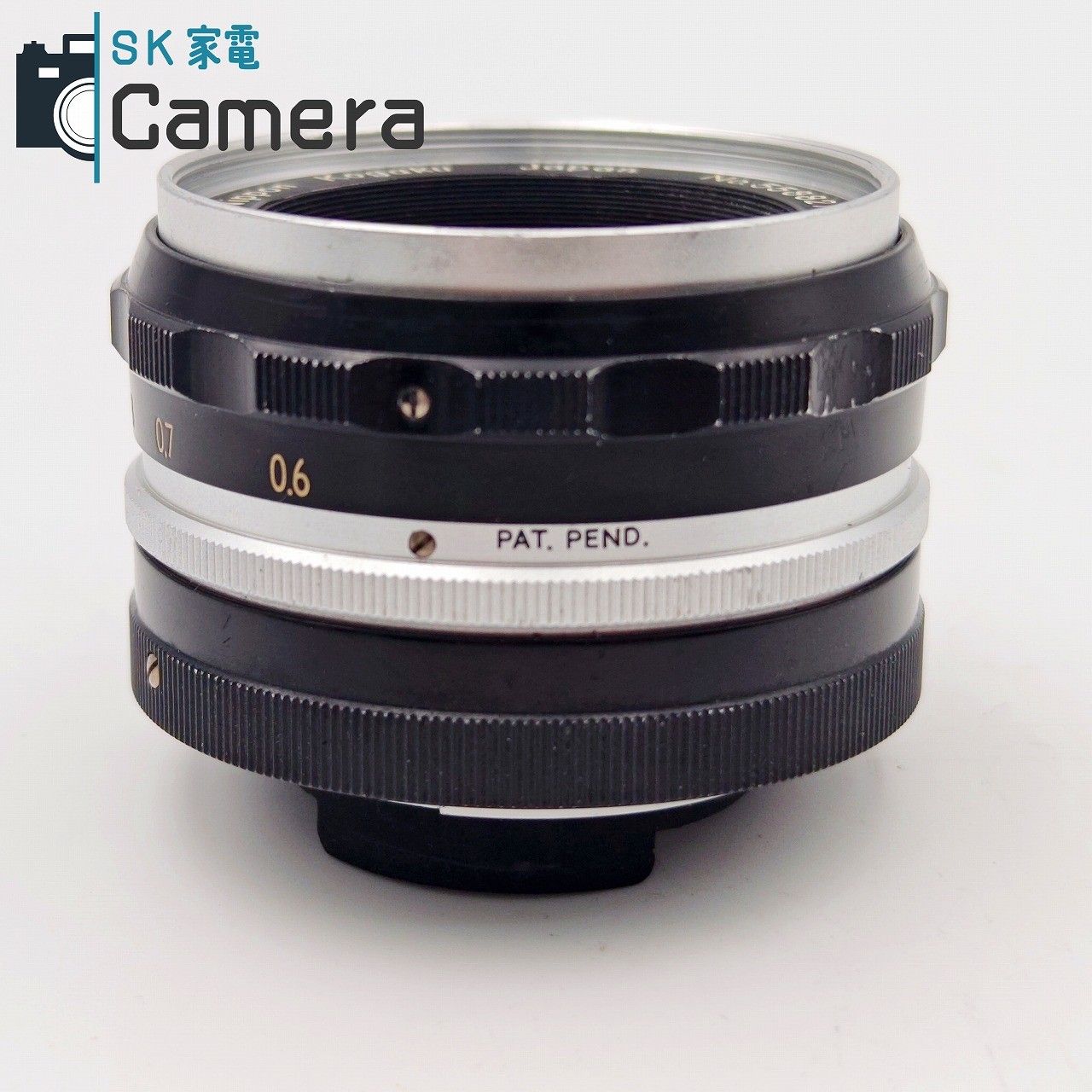中古】 NIKON NIKKOR-S Auto 5cm F2 非Ai PAT.PEND. 刻印 6枚絞り