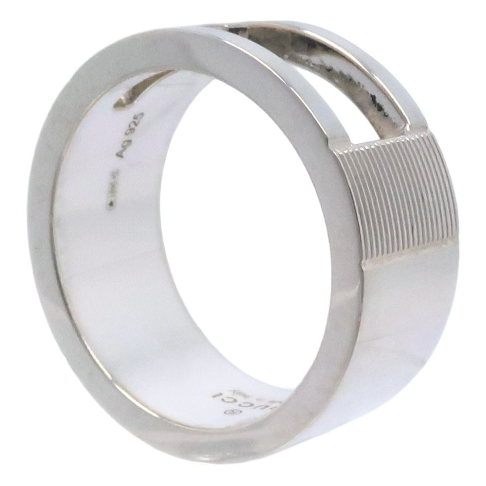 GUCCI】グッチ ブランデッドG シルバー925 10.5号 レディース 7.1g