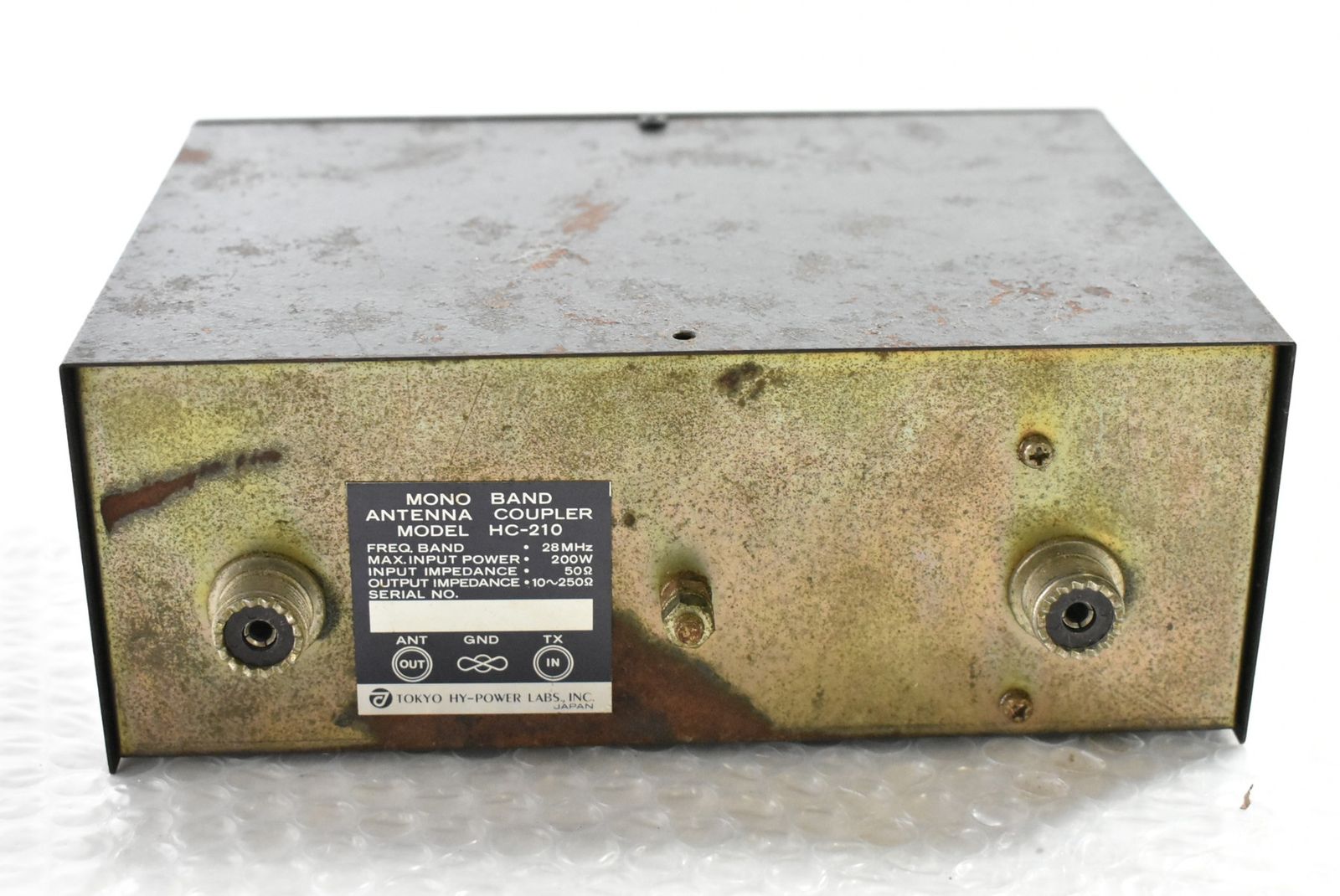 現状品 東京ハイパワー HC-210 アンテナカップラー チューナー