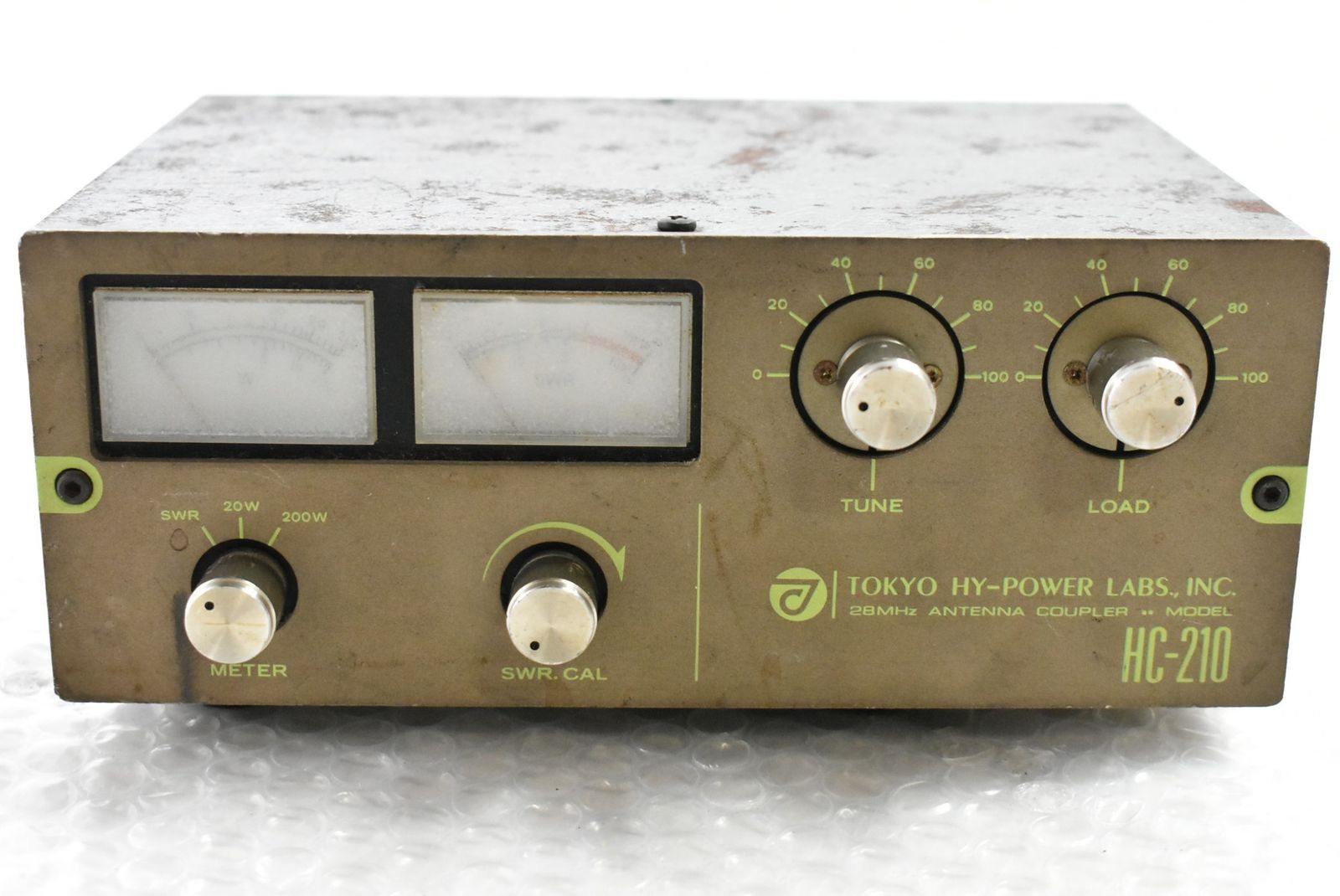東京ハイパワーHC-210 TOKYO HY-POWER ITUUK5DFD8 現状品 東京ハイパワー HC-210 アンテナカップラー チューナー