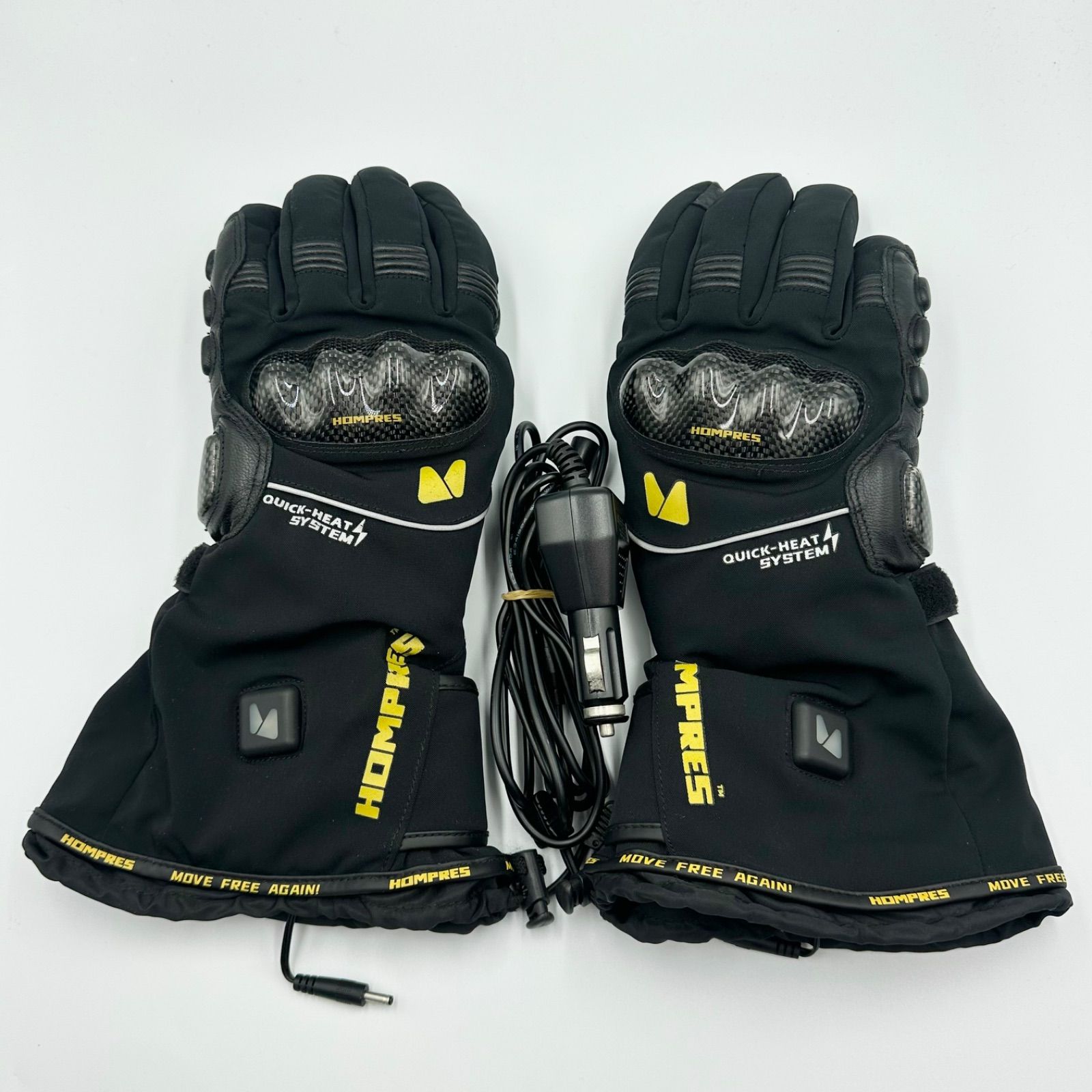 電熱グローブ ヒーター付きバイクグローブ XLサイズ HOMPRES Amazon.co