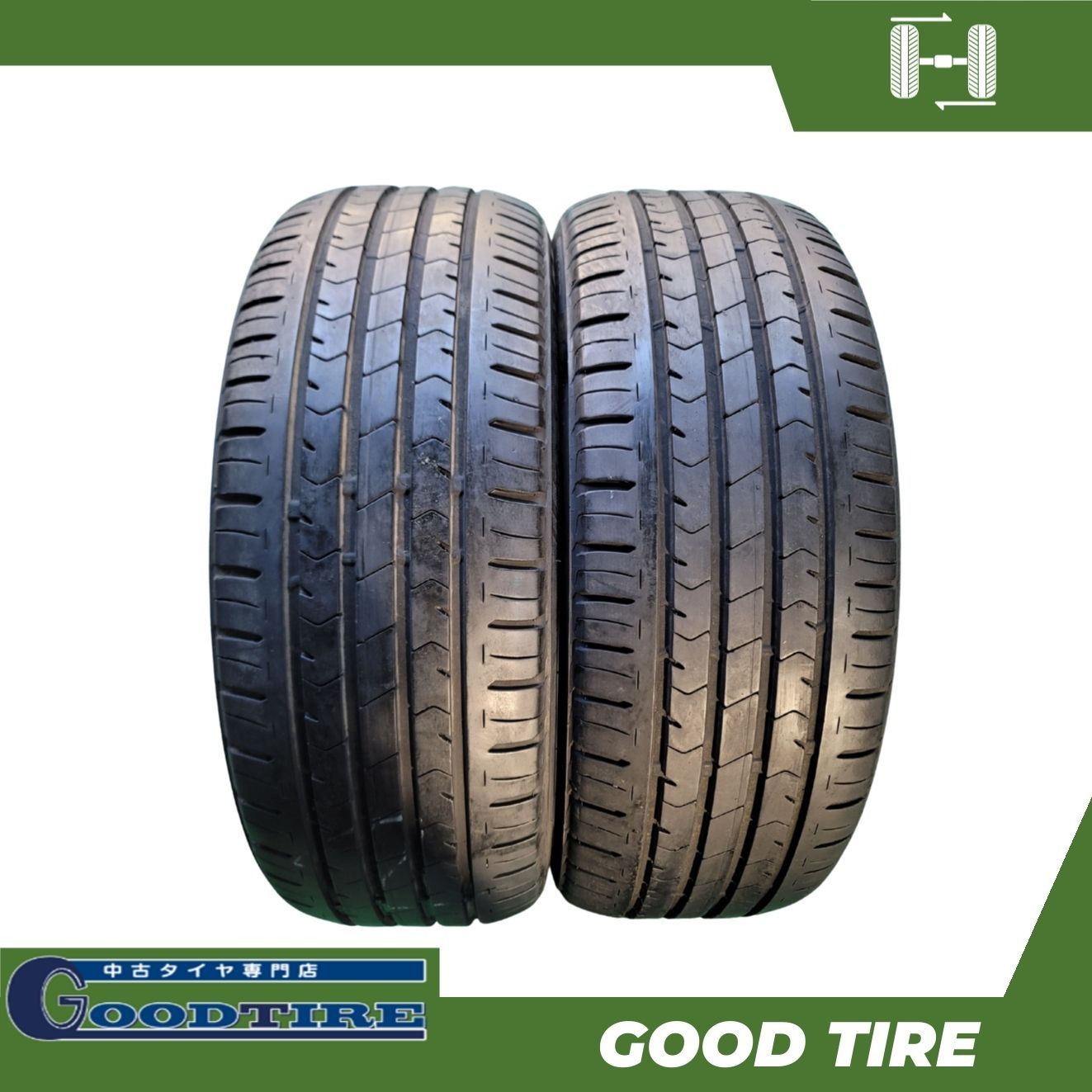 215/45R18 ブリヂストン ECOPIA NH100 2020年製 夏用 2本 7.5分山 中古 