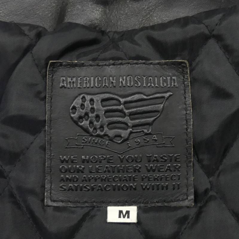 AMERICAN NOSTALGIA アメリカンノスタルジア ライダースジャケット 本