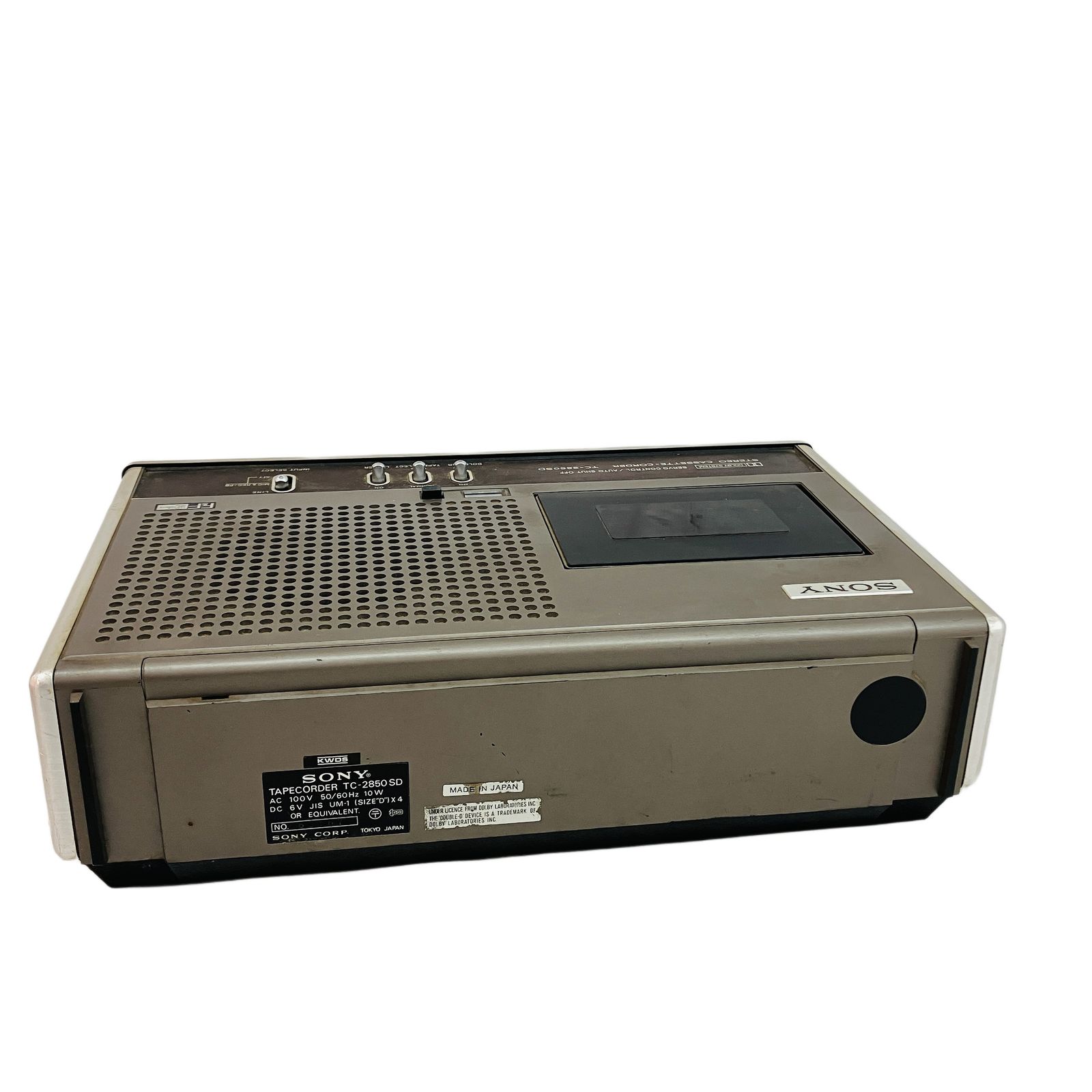 SONY TC-2850SD カセットデンスケ カセットデッキ 名機 昭和レトロ