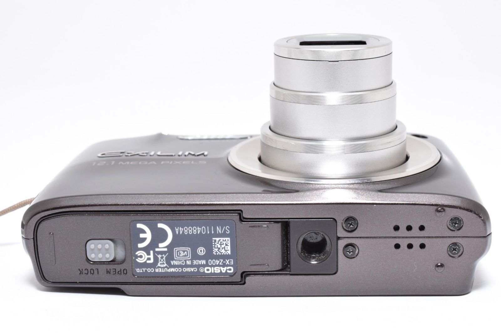 カシオ CASIO EXILM EX-Z400 ブラウン コンパクトデジタルカメラ