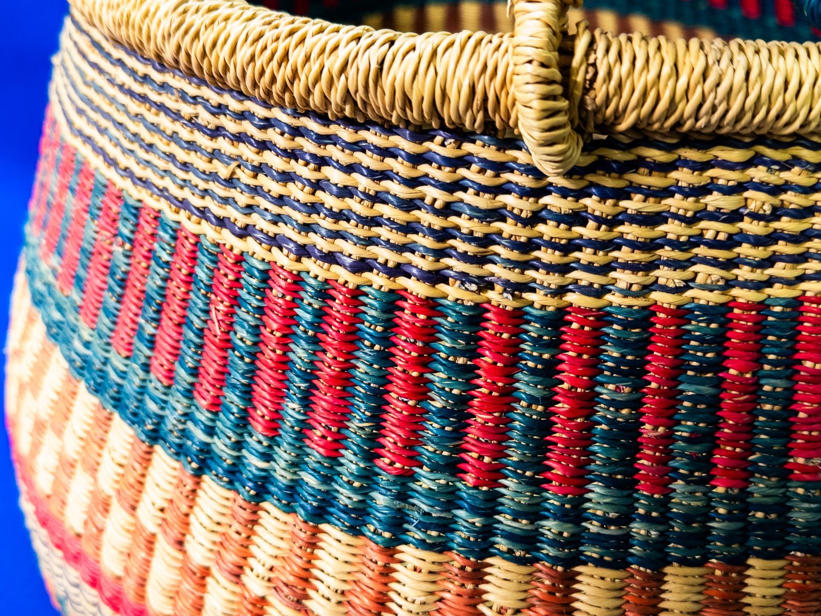 ブルキナバスケット φ45cm ボルガバスケット アフリカンバスケット