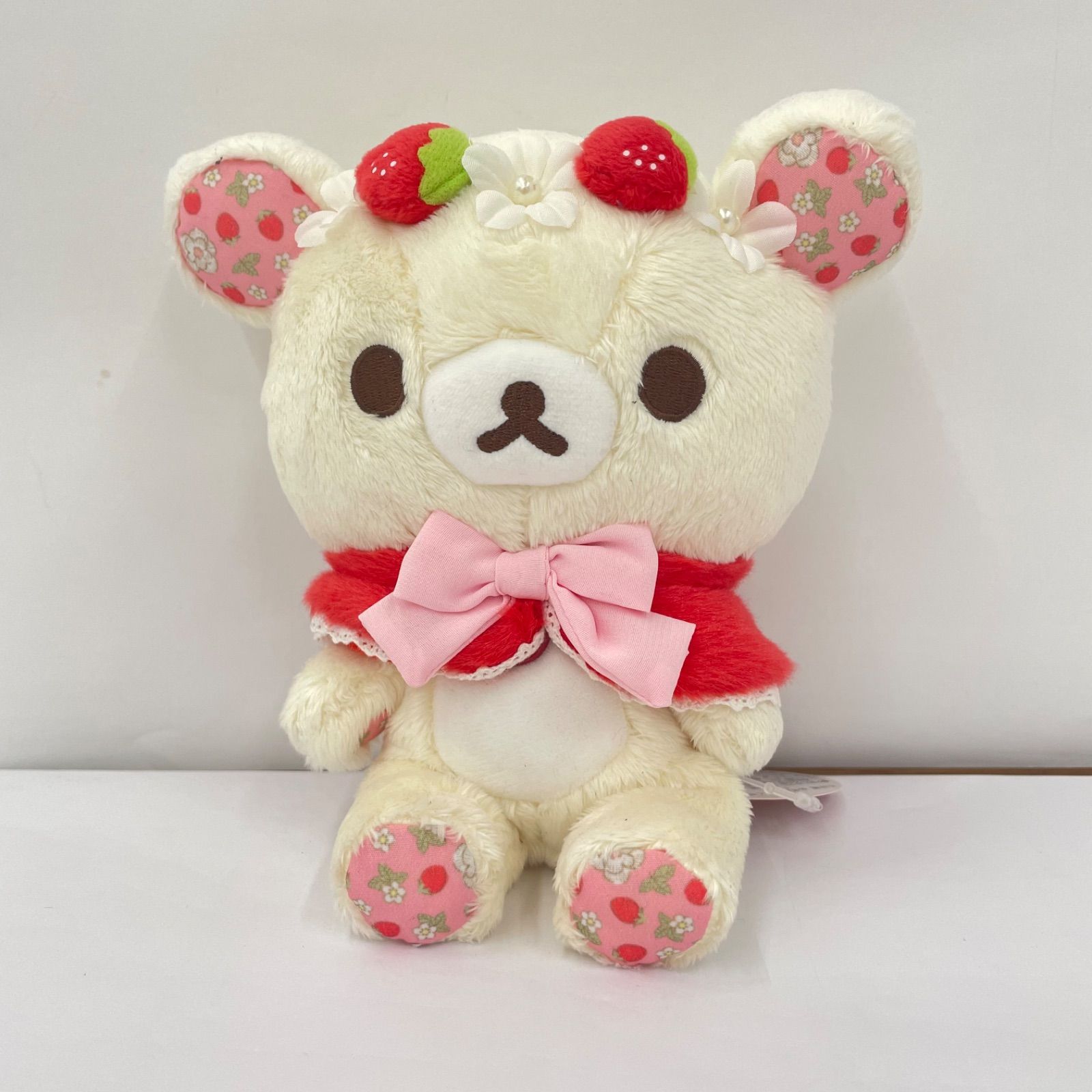 瀬戸店】コリラックマストア限定 おすわりぬいぐるみ いちご【722-8500