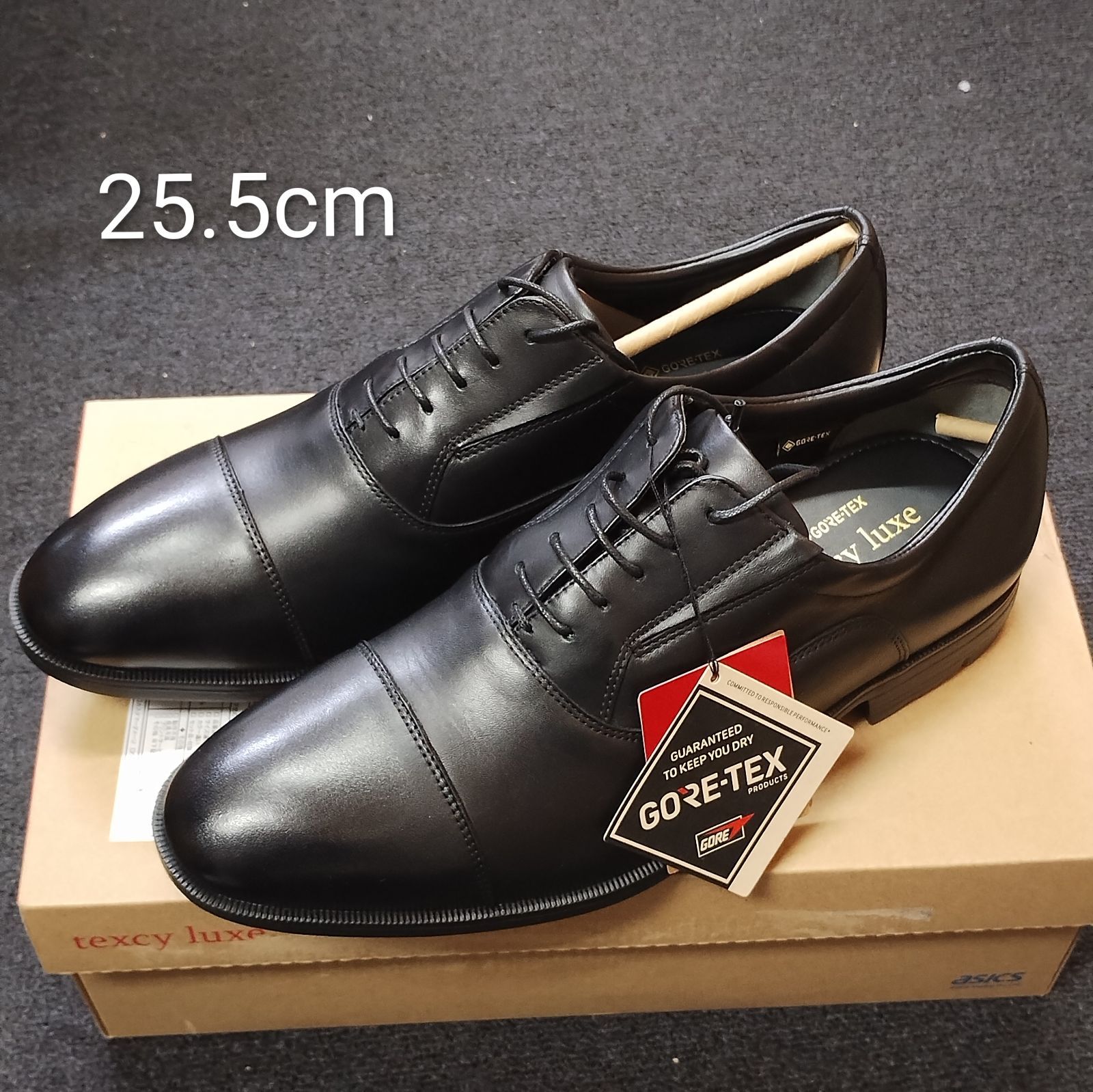 テクシーリュクス ビジネスシューズ 本革 TU-8005 Black 25.5 - メルカリ