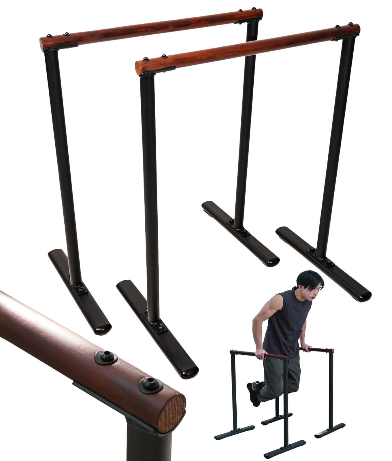 新品 STEADY Urban Wood Dips Bar【木製/都会的デザイン/耐荷重300kg