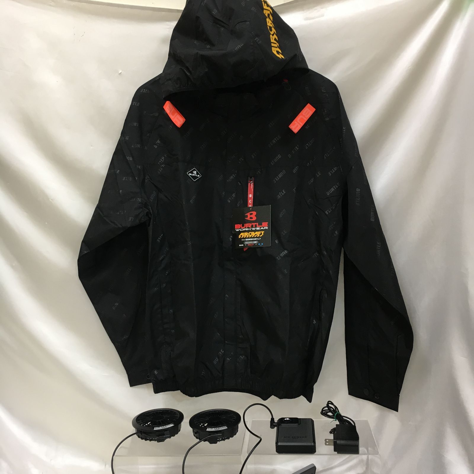 三沢店48‐21‐0116] BURTLE 空調服 AC2061 クロダルマ ks-204