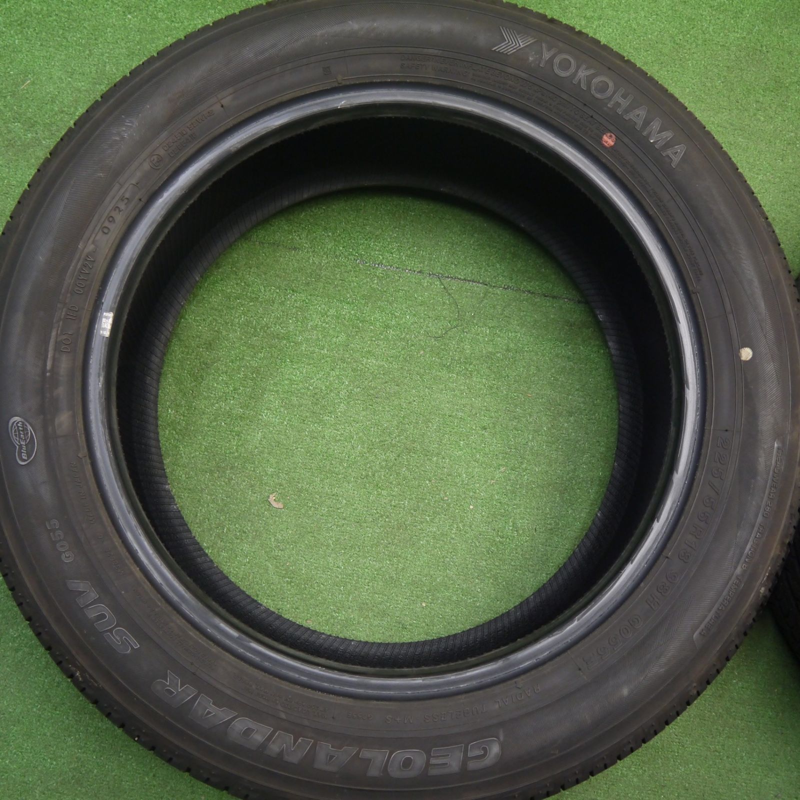 ほぼ新車外し！25年☆225/55R18 ヨコハマ ジオランダー SUV G055 G055E