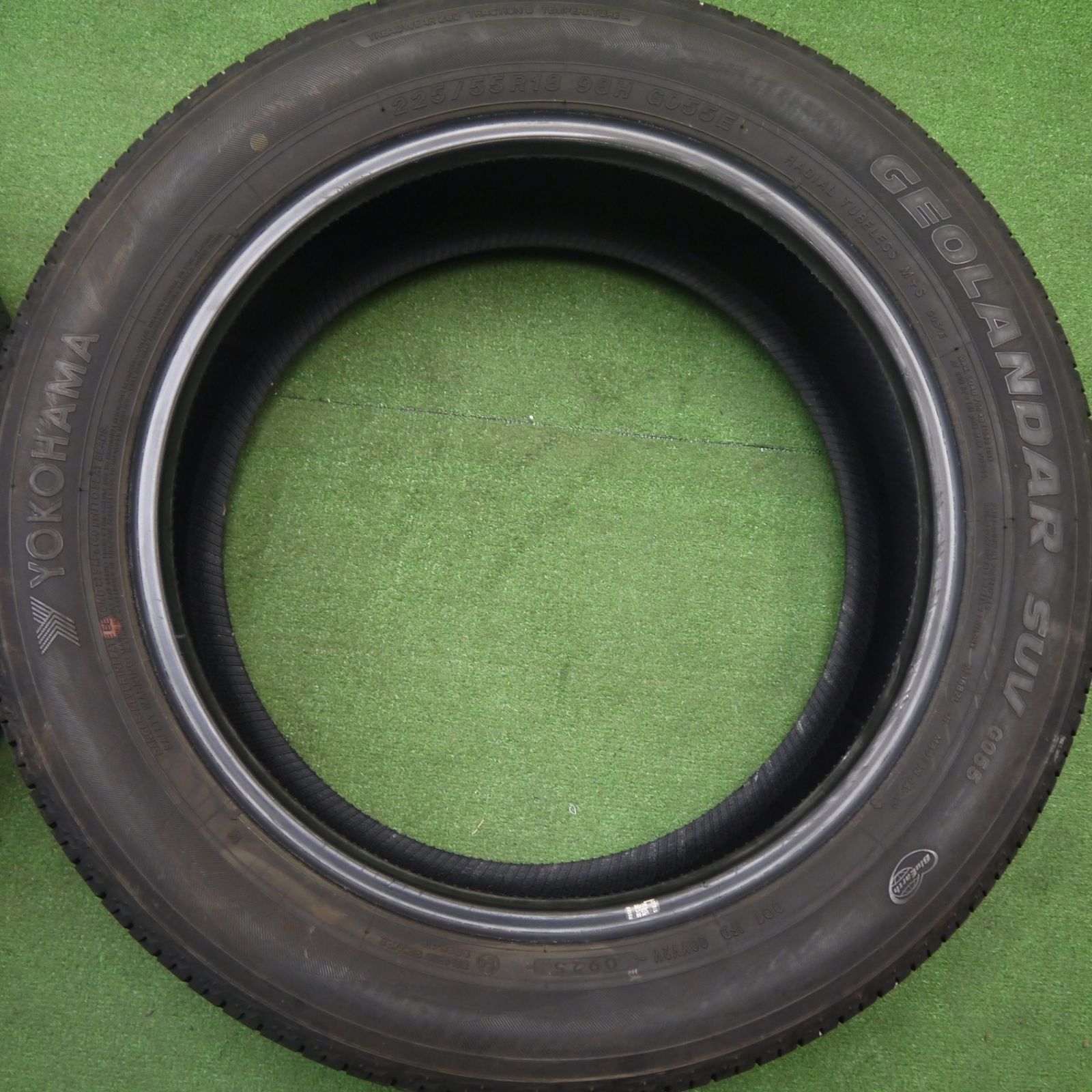 ほぼ新車外し！25年☆225/55R18 ヨコハマ ジオランダー SUV G055 G055E