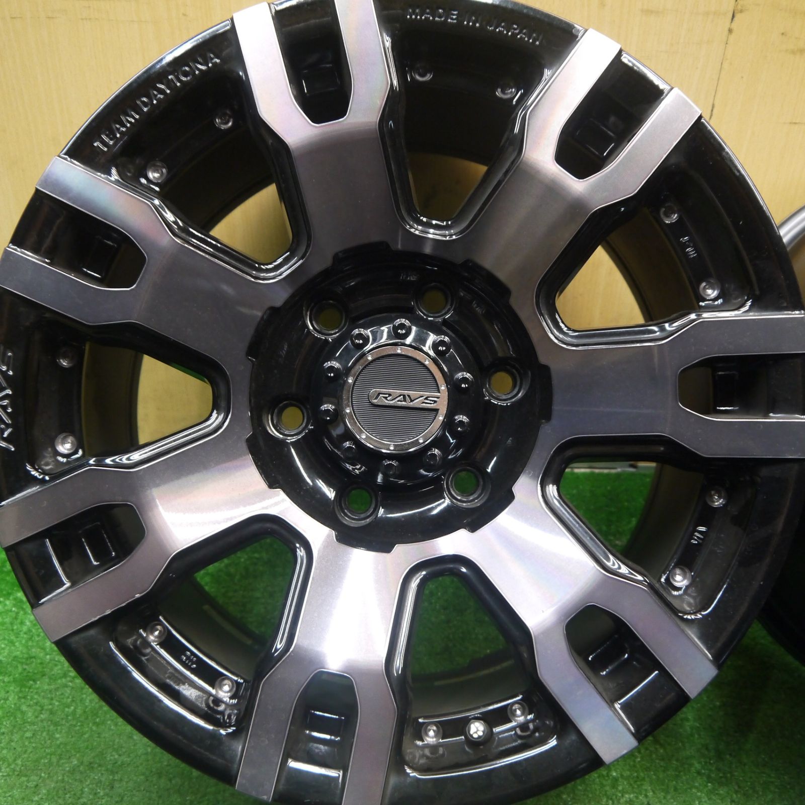 送料無料] キレイ☆RAYS DAYTONA FDX-F7S 17インチ ホイール レイズ 