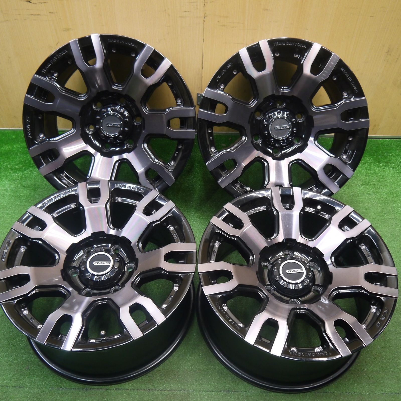 送料無料] キレイ☆RAYS DAYTONA FDX-F7S 17インチ ホイール レイズ 