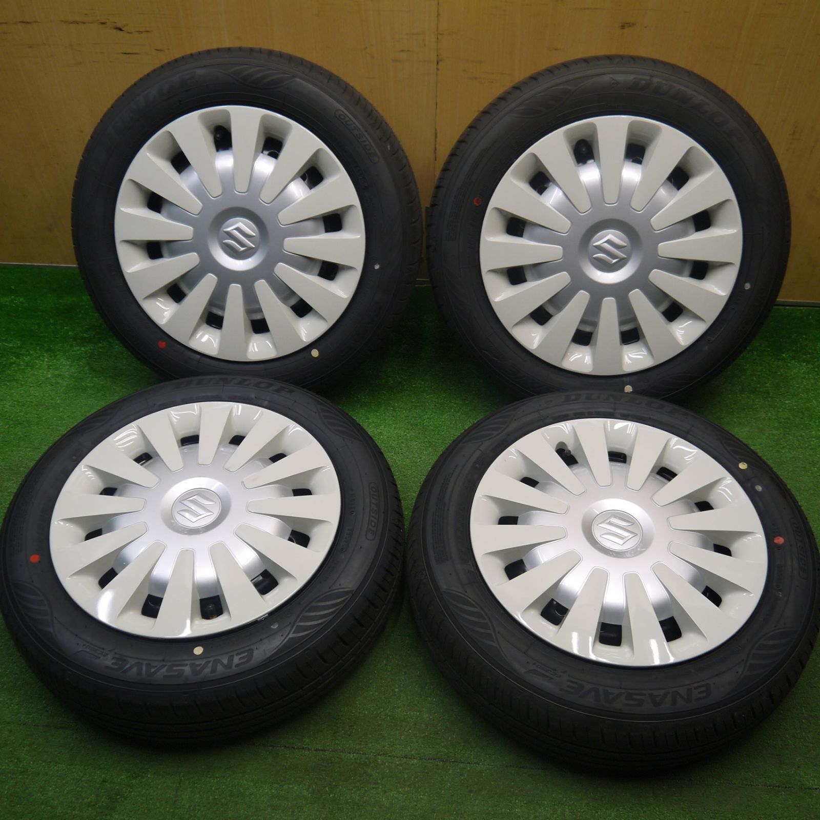 新車外し！25年☆スズキ ワゴンR スマイル 純正 スチール 155/65R14 
