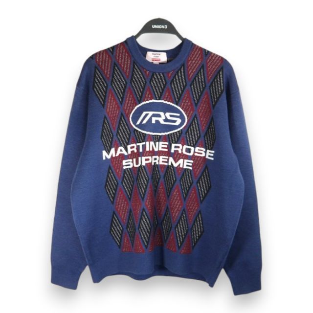 SUPREME 24aw Martine Rose Sweater Navy サイズM シュプリーム