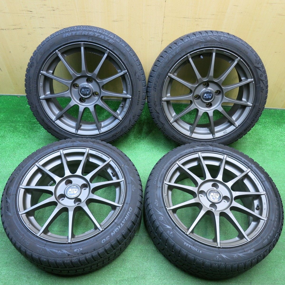 4本価格☆プジョー 等 MSW 85 O・Z 225/45R17 スタッドレス インター 
