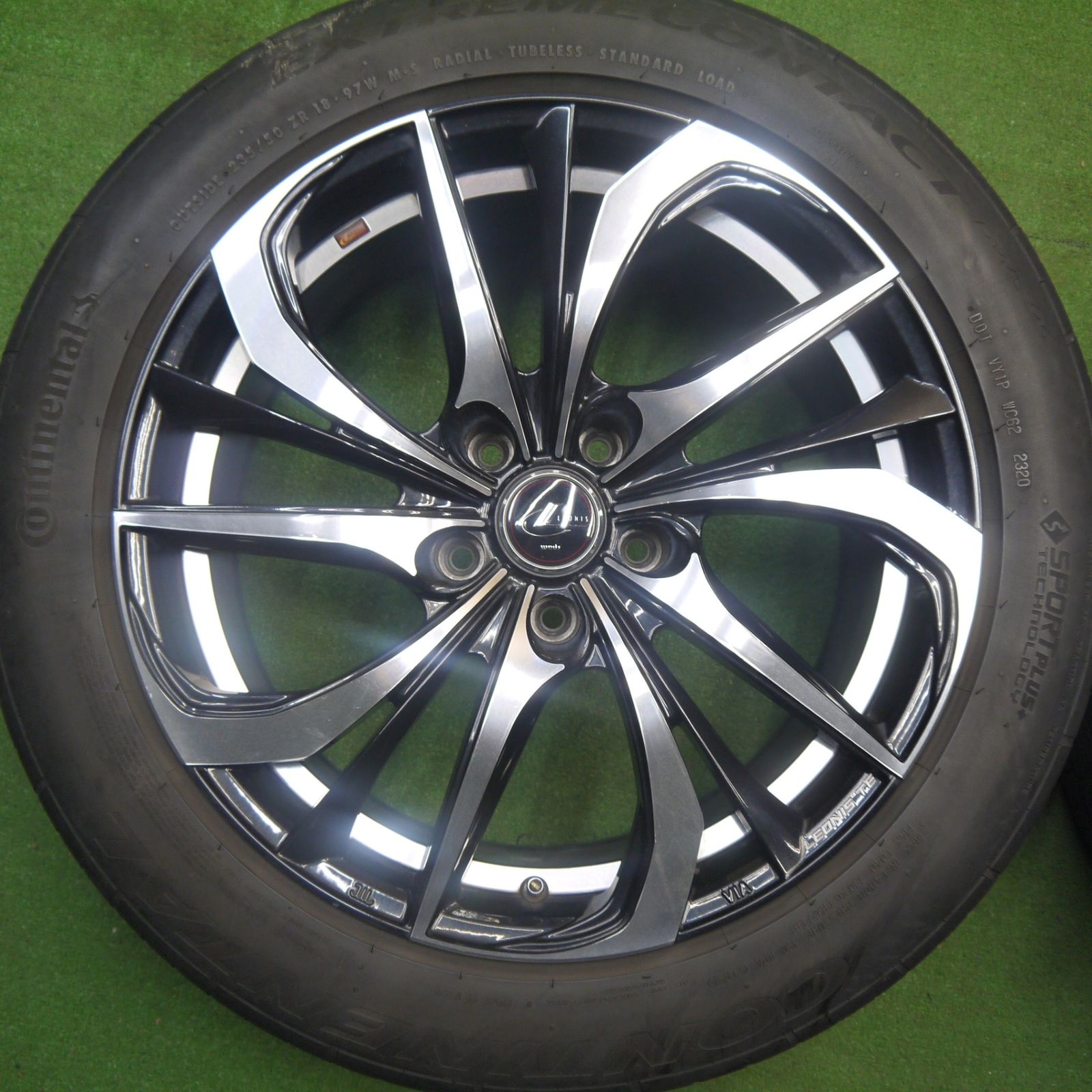 キレイ☆LEONIS TE 235/50R18 コンチネンタル EXTREME CONTACT DWS06 